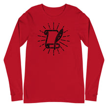 Load image into Gallery viewer, The Scribe - Unisex T-Shirt: Long-Sleeve