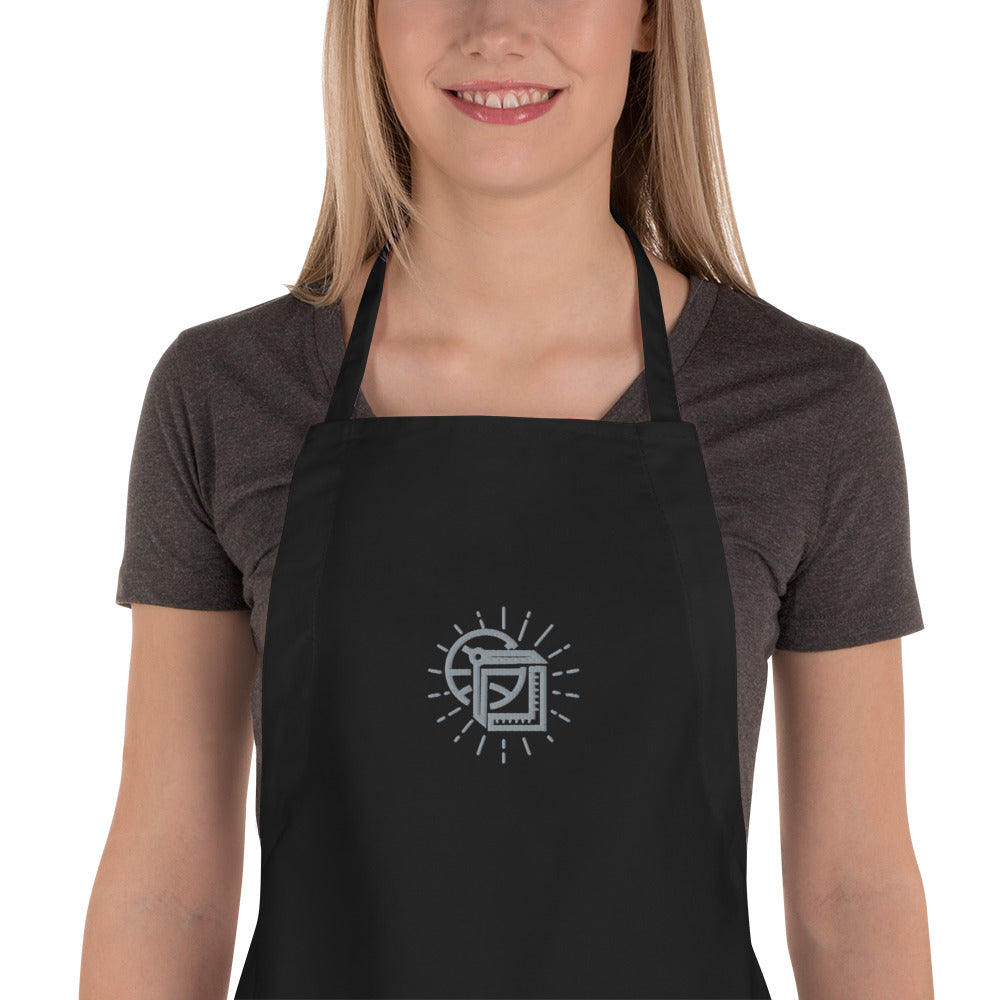 The Cartographer - Apron: Embroidered
