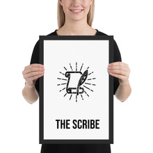Load image into Gallery viewer, The Scribe - Framed Poster: Photo
