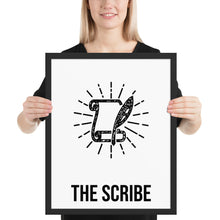 Load image into Gallery viewer, The Scribe - Framed Poster: Photo
