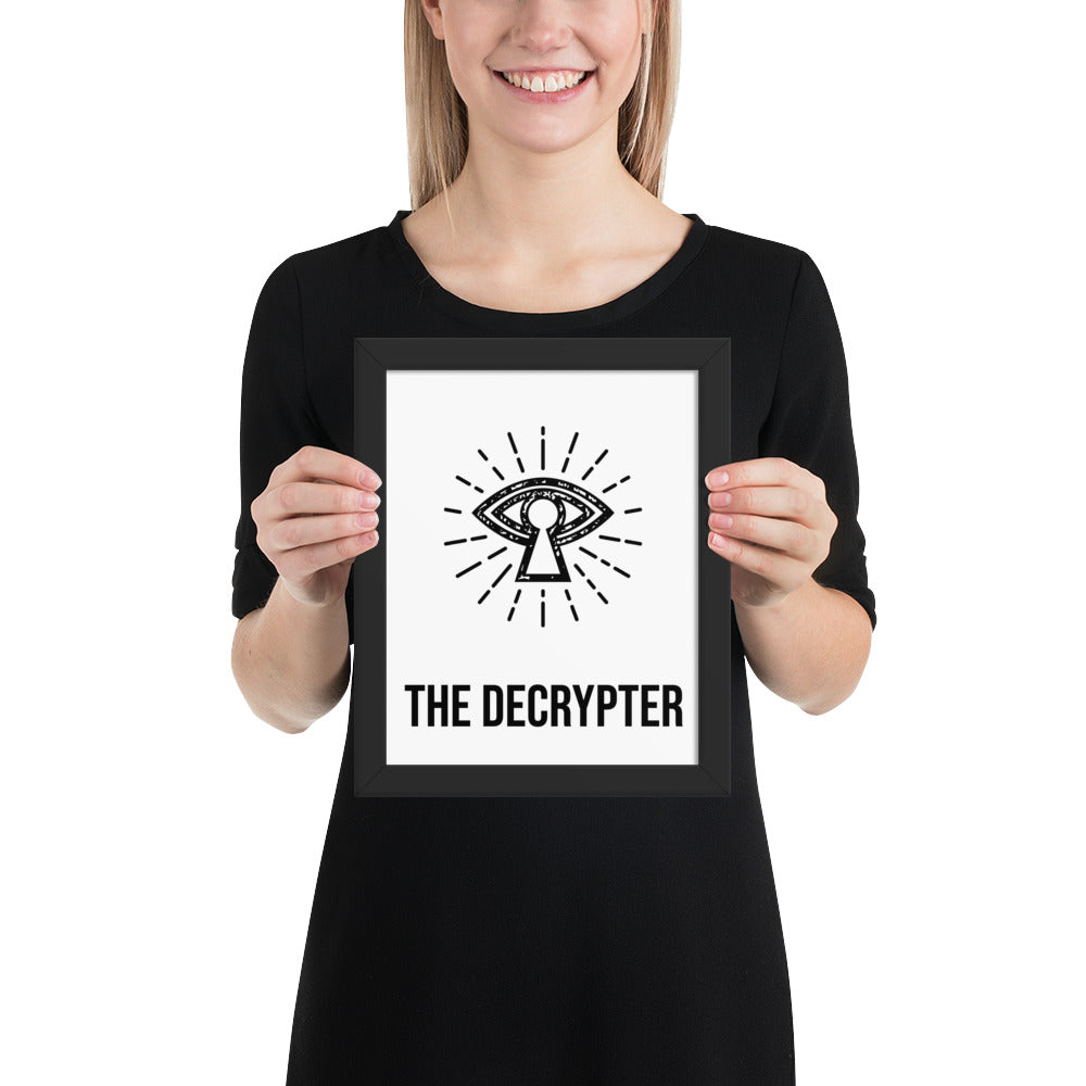 The Decrypter - Framed Poster: Photo