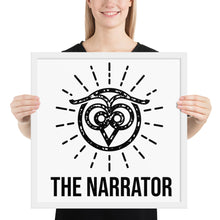 Load image into Gallery viewer, The Narrator - Framed Poster: Photo
