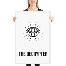 Load image into Gallery viewer, The Decrypter - Framed Poster: Photo
