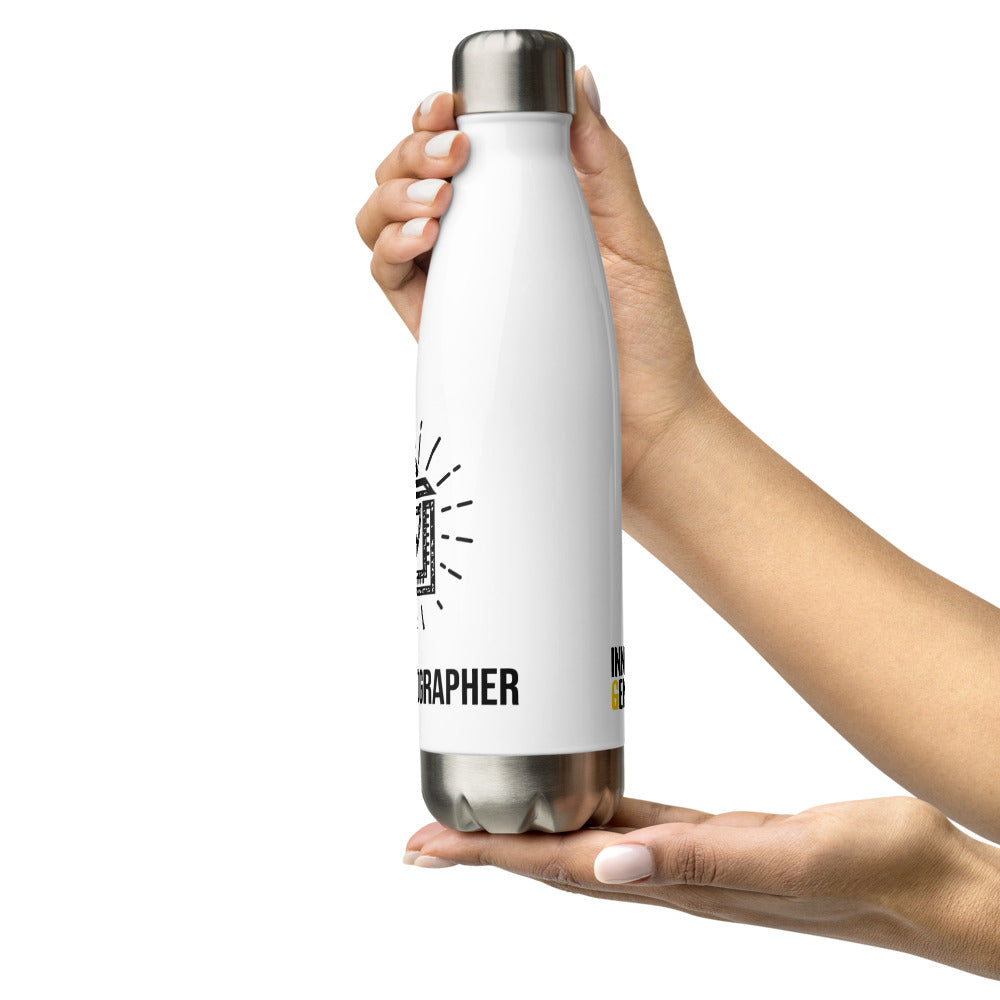 The Cartographer - Water Bottle: Stainless Steel
