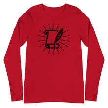 Load image into Gallery viewer, The Scribe - Unisex T-Shirt: Long-Sleeve
