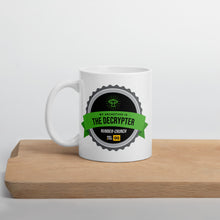 Load image into Gallery viewer, GQ Profile Mug - The Decrypter w/ Number-Crunch
