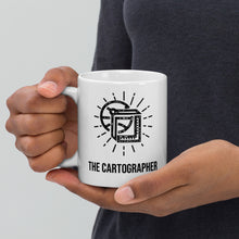 Load image into Gallery viewer, The Cartographer - White Mug: Glossy
