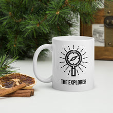 Load image into Gallery viewer, The Explorer - White Mug: Glossy
